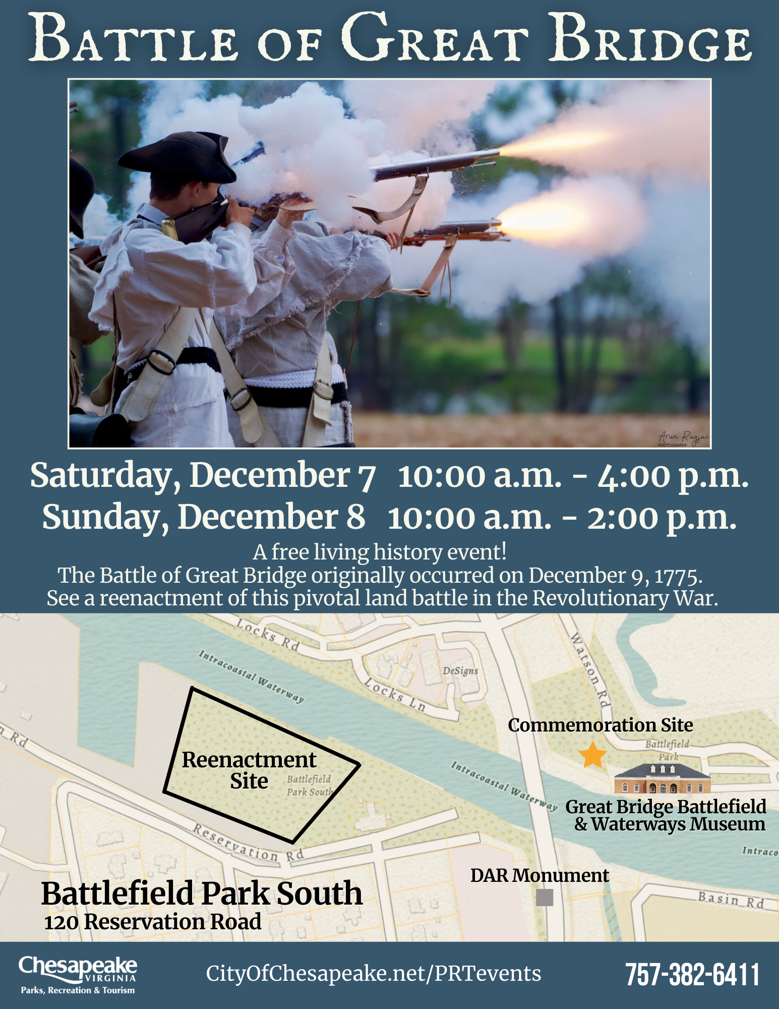 Battle of Great Bridge Reenactment 